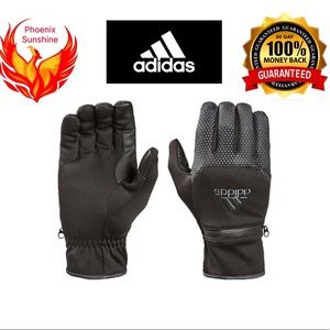❣️SOLD❣️NEW Adidas Gloves Mens climawarm Touchscreen AW0081-200